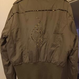 Baby Phat green jacket with gold embellishments